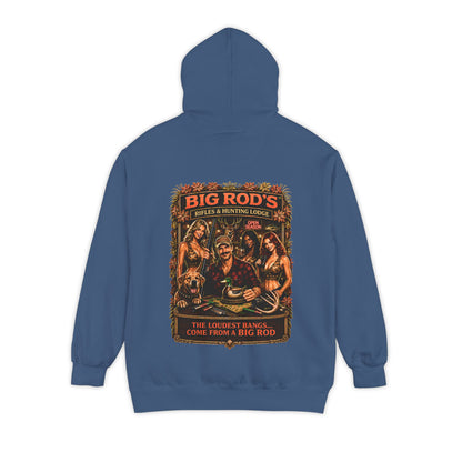 BIG ROD'S Rifles & Hunting Lodge | THE LOUDEST BANGS... COME FROM A BIG ROD - Hoodie (Dark Colors)