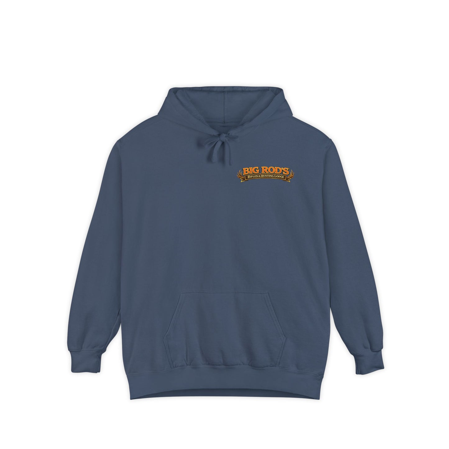 BIG ROD'S Rifles & Hunting Lodge | THE LOUDEST BANGS... COME FROM A BIG ROD - Hoodie (Dark Colors)