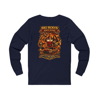 BIG ROD'S Race Team | HOT Pit Crew & Dipstick Getting Action - Long Sleeve (Dark Colors)