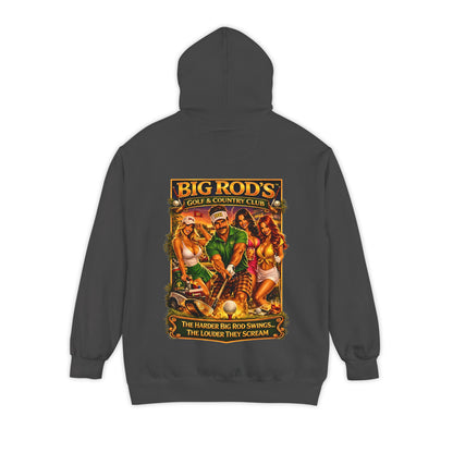 BIG ROD'S Golf & Country Club | HOT Foursome / Swinging Hard and Loud - Hoodie (Dark Colors)
