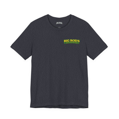 BIG ROD'S Golf & Country Club | HOT Foursome / Swinging Hard and Loud - T-Shirt (Dark Colors)