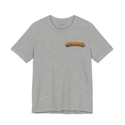 BIG ROD'S Rifles & Hunting Lodge | HOT Camo and Loud Bangs - T-Shirt (Light Colors)
