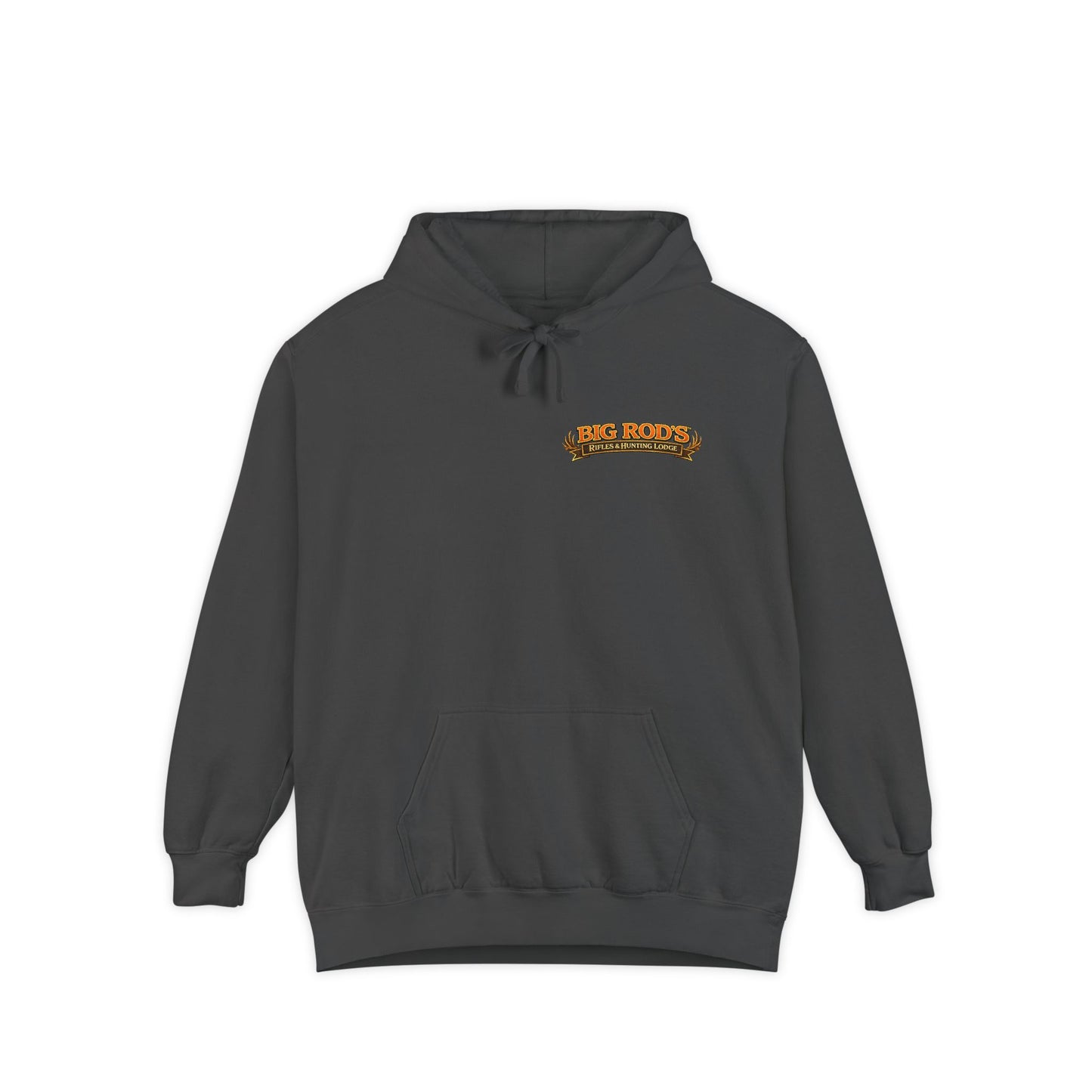 BIG ROD'S Rifles & Hunting Lodge | HOT Camo and Loud Bangs - Hoodie (Dark Colors)