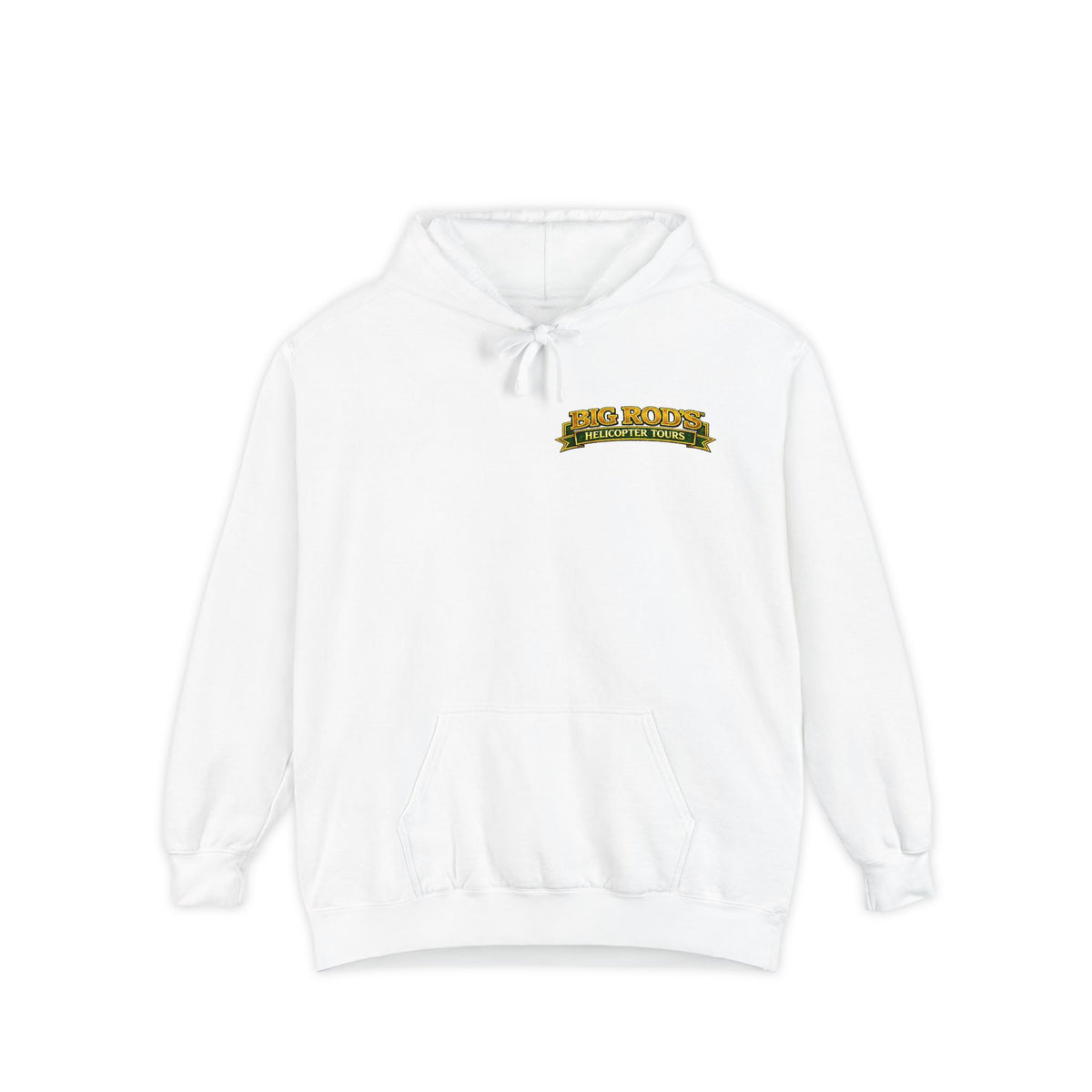 BIG ROD'S Helicopter Tours | IT'S EASIER TO OWN THAT COCKPIT... WHEN YOU HAVE A BIG ROD - Hoodie (White)