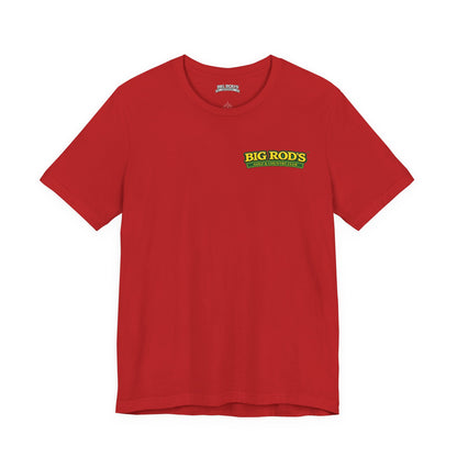 BIG ROD'S Golf & Country Club | HOT Foursome / Swinging Hard and Loud - T-Shirt (Dark Colors)