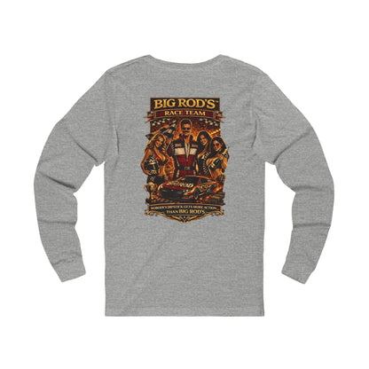 BIG ROD'S Race Team | HOT Pit Crew & Dipstick Getting Action - Long Sleeve (Light Colors)