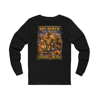 BIG ROD'S Safari Adventures | HOT Cougars & Making them Purrr - Long Sleeve (Dark Colors)