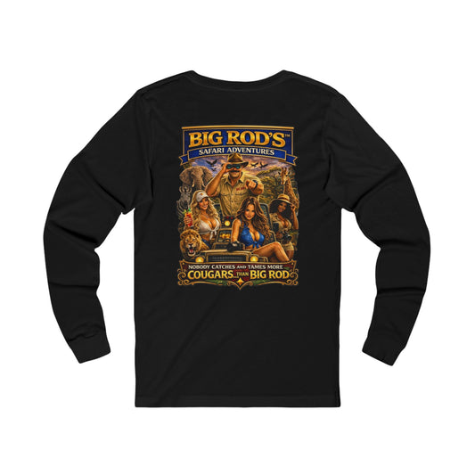 BIG ROD'S Safari Adventures | HOT Cougars & Making them Purrr - Long Sleeve (Dark Colors)