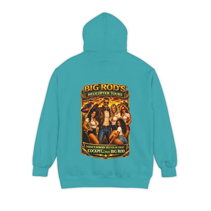 BIG ROD'S Helicopter Tours | HOT Flight Crew & Owning that Cockpit - Hoodie (Dark Colors)