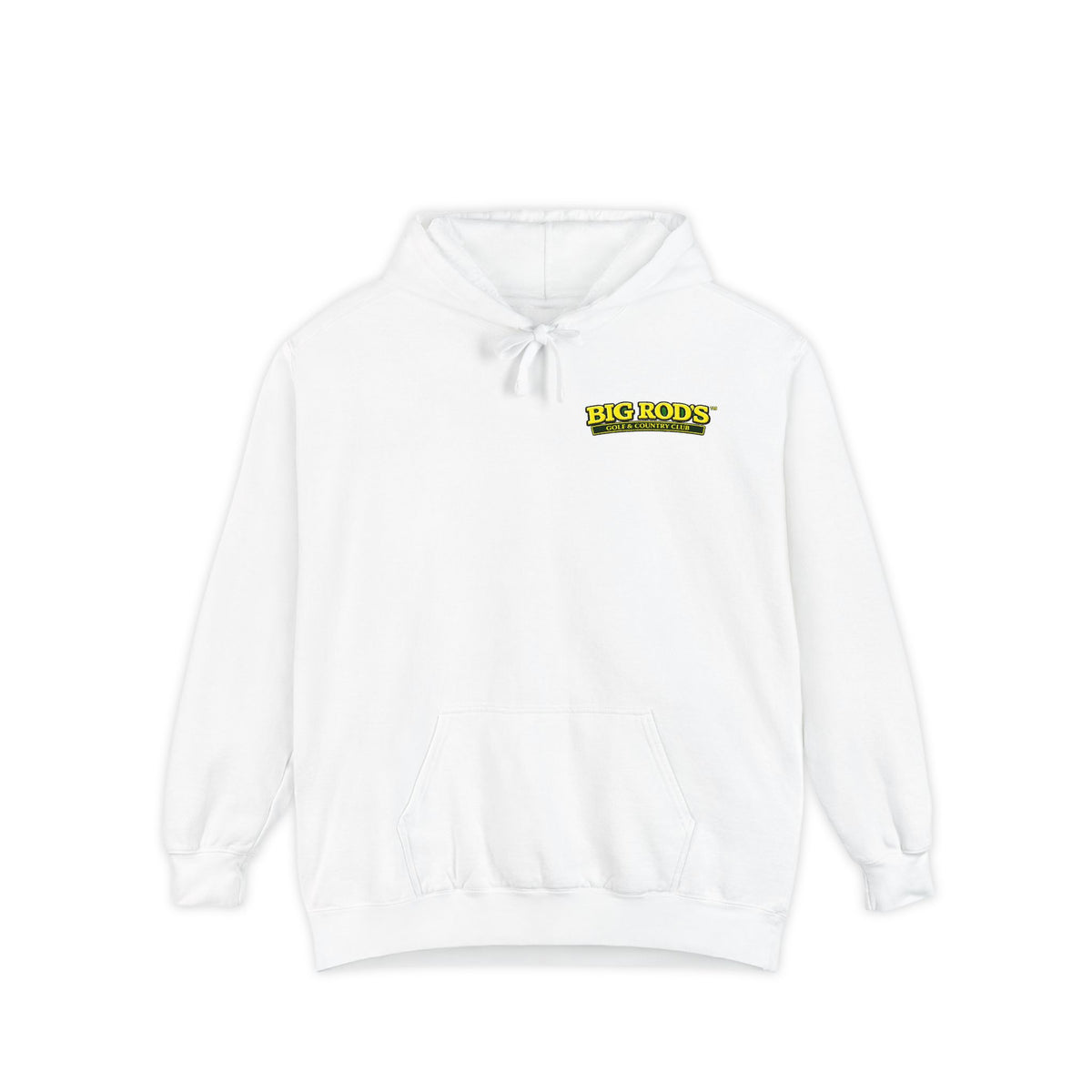 BIG ROD'S Golf & Country Club | YOU WON'T NEED A MULLIGAN... WHEN YOU'RE SWINGING A BIG ROD - Hoodie (White)