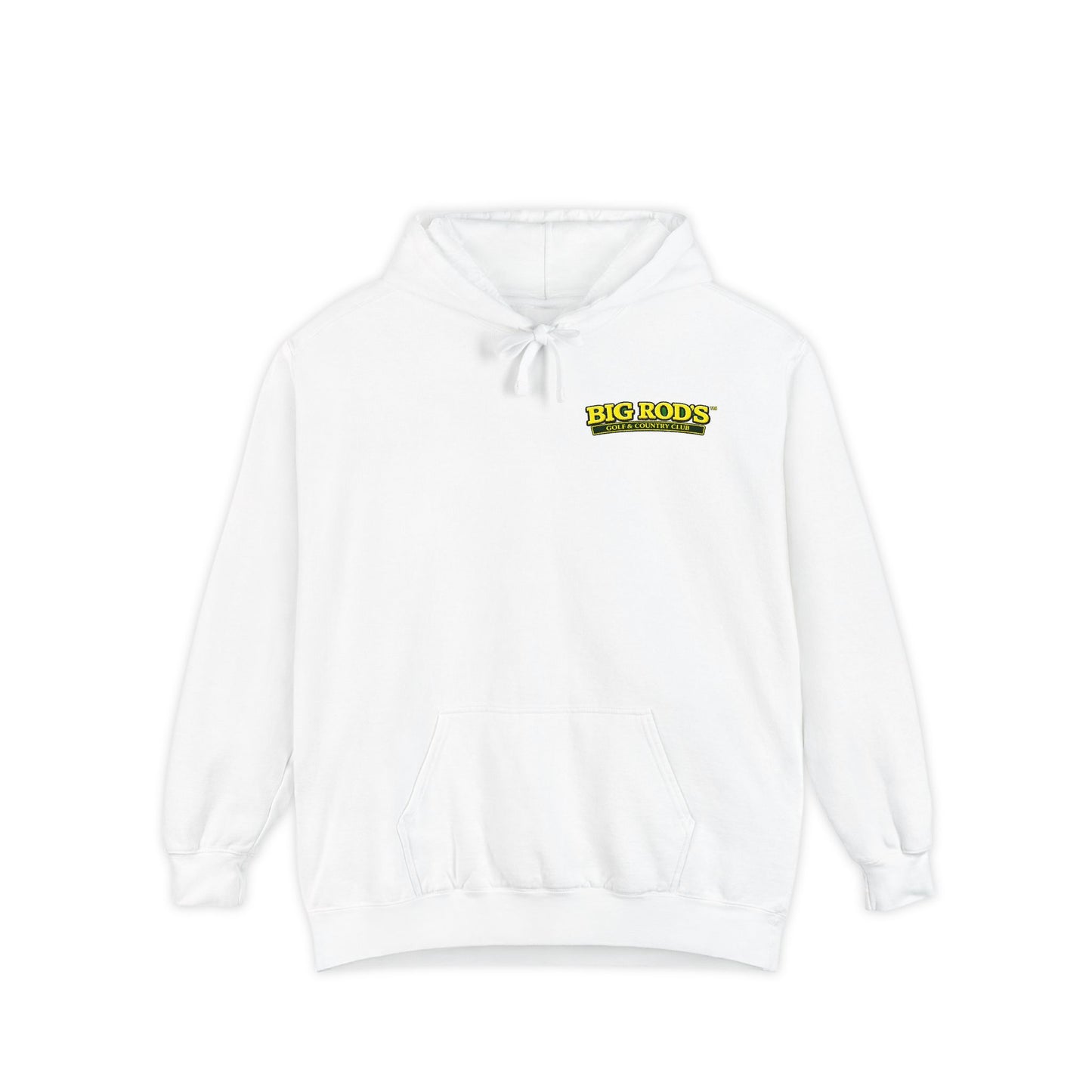 BIG ROD'S Golf & Country Club | YOU WON'T NEED A MULLIGAN... WHEN YOU'RE SWINGING A BIG ROD - Hoodie (White)
