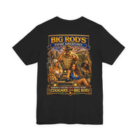 BIG ROD'S Safari Adventures | HOT Cougars & Making them Purrr - T-Shirt (Dark Colors)