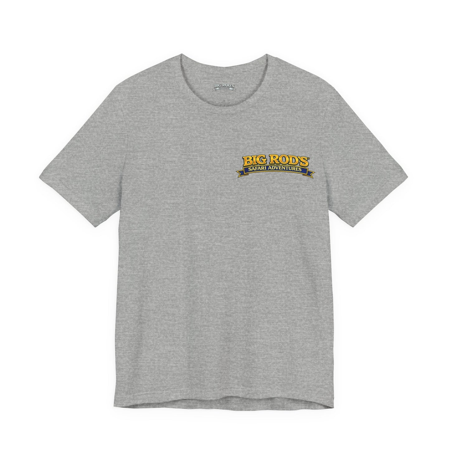 BIG ROD'S Safari Adventures | WHEN YOU'RE LOOKING TO CATCH A COUGAR... IT PAYS TO HAVE A BIG ROD - T-Shirt (Light Colors)