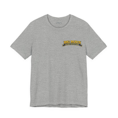 BIG ROD'S Safari Adventures | WHEN YOU'RE LOOKING TO CATCH A COUGAR... IT PAYS TO HAVE A BIG ROD - T-Shirt (Light Colors)