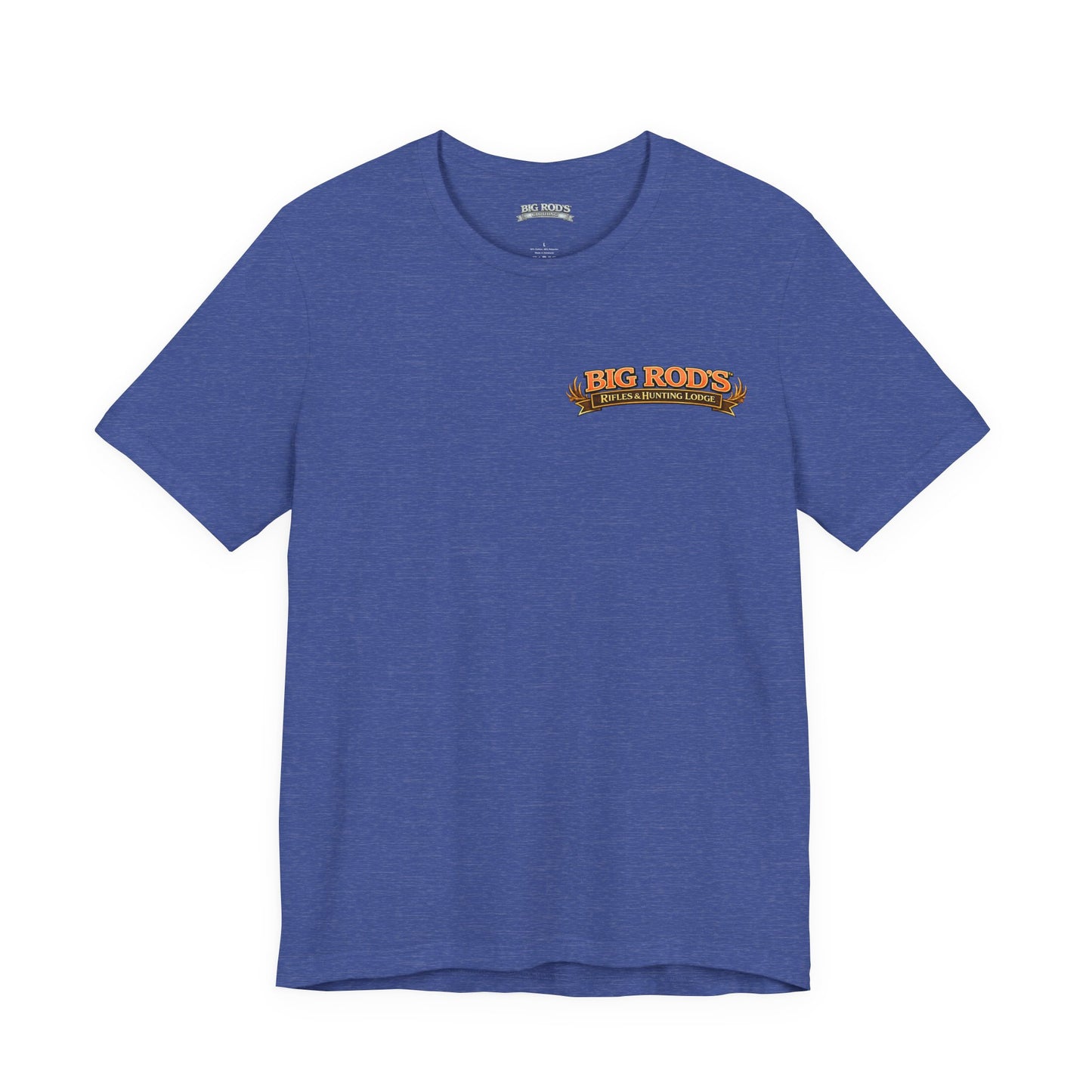 BIG ROD'S Rifles & Hunting Lodge | HOT Camo and Loud Bangs - T-Shirt (Dark Colors)