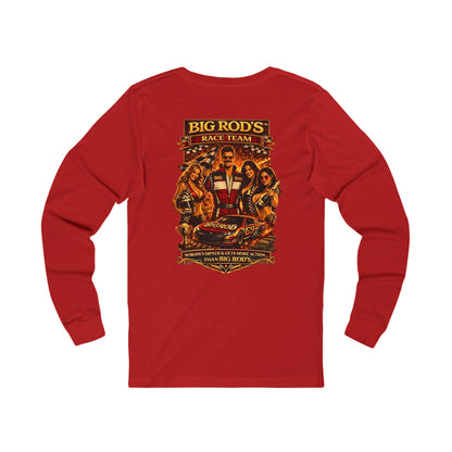 BIG ROD'S Race Team | HOT Pit Crew & Dipstick Getting Action - Long Sleeve (Dark Colors)