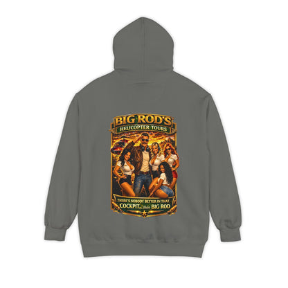 BIG ROD'S Helicopter Tours | HOT Flight Crew & Owning that Cockpit - Hoodie (Dark Colors)