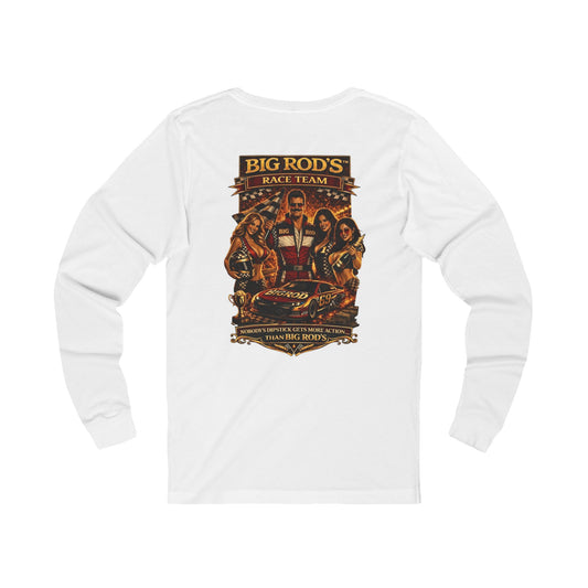 BIG ROD'S Race Team | HOT Pit Crew & Dipstick Getting Action - Long Sleeve (Light Colors)