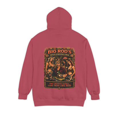 BIG ROD'S Rifles & Hunting Lodge | THE LOUDEST BANGS... COME FROM A BIG ROD - Hoodie (Dark Colors)