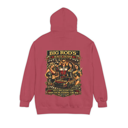 BIG ROD'S Race Team | YOU'LL OWN VICTORY LANE... WHEN YOU'RE STEERING A BIG ROD - Hoodie (Dark Colors)