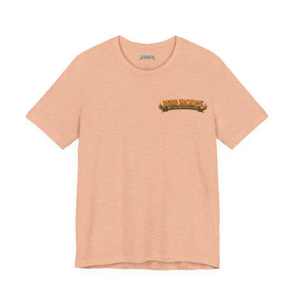 BIG ROD'S Rifles & Hunting Lodge | THE LOUDEST BANGS... COME FROM A BIG ROD - T-Shirt (Light Colors)