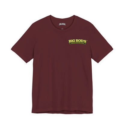 BIG ROD'S Golf & Country Club | YOU WON'T NEED A MULLIGAN... WHEN YOU'RE SWINGING A BIG ROD - T-Shirt (Dark Colors)