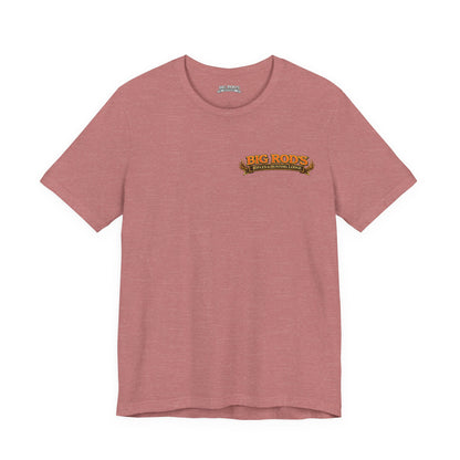 BIG ROD'S Rifles & Hunting Lodge | HOT Camo and Loud Bangs - T-Shirt (Light Colors)