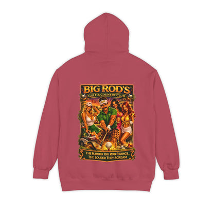 BIG ROD'S Golf & Country Club | HOT Foursome / Swinging Hard and Loud - Hoodie (Dark Colors)