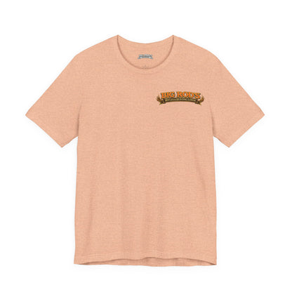 BIG ROD'S Rifles & Hunting Lodge | THE LOUDEST BANGS... COME FROM A BIG ROD - T-Shirt (Light Colors)