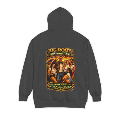 BIG ROD'S Helicopter Tours | HOT Flight Crew & Owning that Cockpit - Hoodie (Dark Colors)