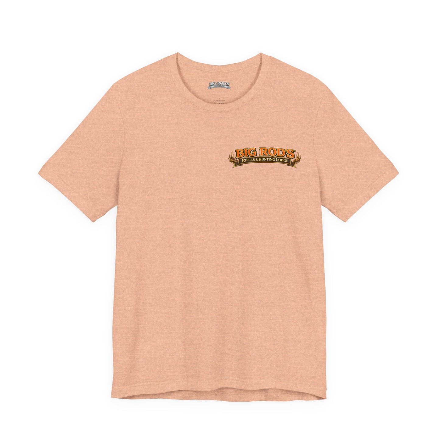 BIG ROD'S Rifles & Hunting Lodge | HOT Camo and Loud Bangs - T-Shirt (Light Colors)