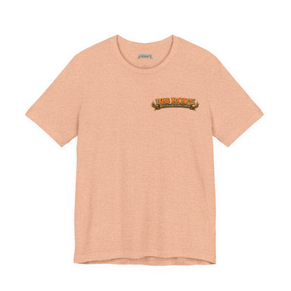 BIG ROD'S Rifles & Hunting Lodge | HOT Camo and Loud Bangs - T-Shirt (Light Colors)