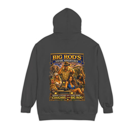 BIG ROD'S Safari Adventures | HOT Cougars & Making them Purrr - Hoodie (Dark Colors)