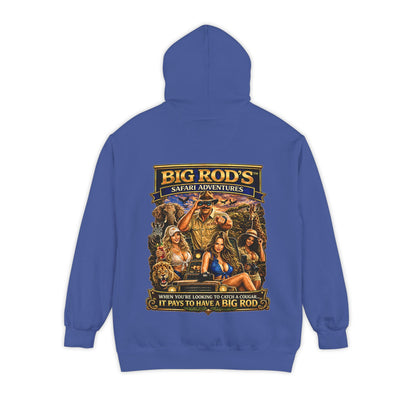 BIG ROD'S Safari Adventures | WHEN YOU'RE LOOKING TO CATCH A COUGAR... IT PAYS TO HAVE A BIG ROD - Hoodie (Dark Colors)