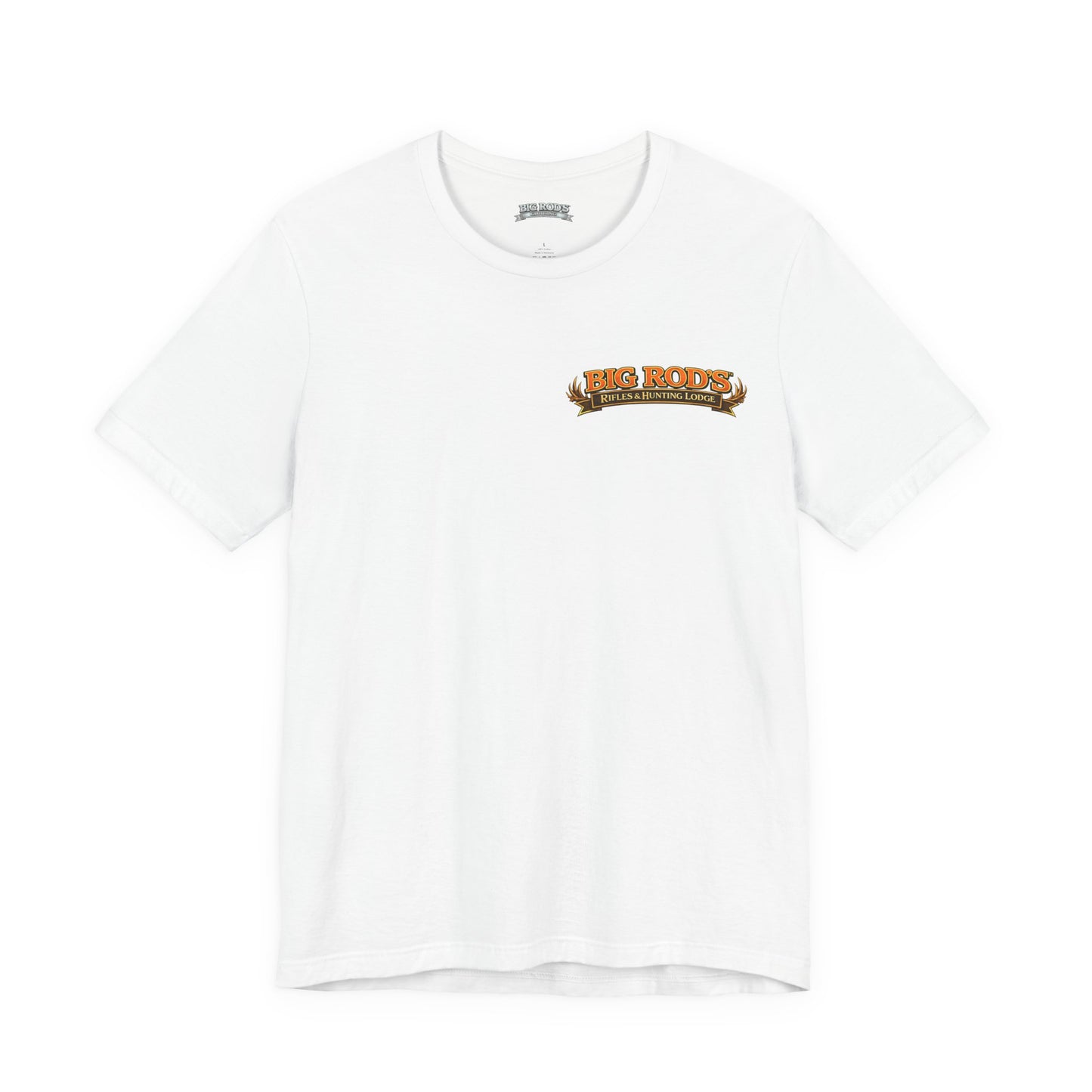 BIG ROD'S Rifles & Hunting Lodge | HOT Camo and Loud Bangs - T-Shirt (Light Colors)