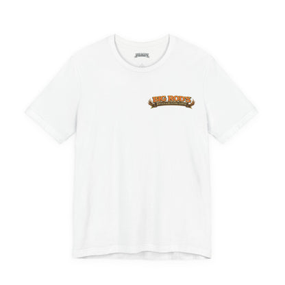 BIG ROD'S Rifles & Hunting Lodge | HOT Camo and Loud Bangs - T-Shirt (Light Colors)