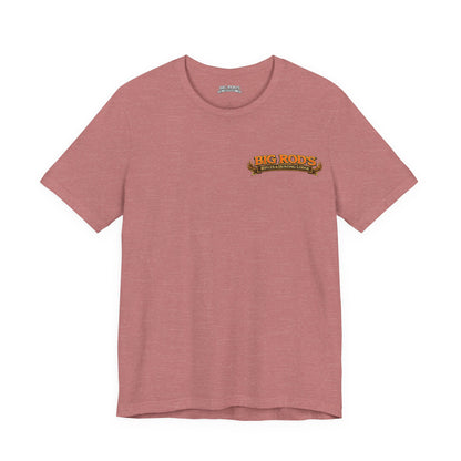 BIG ROD'S Rifles & Hunting Lodge | THE LOUDEST BANGS... COME FROM A BIG ROD - T-Shirt (Light Colors)