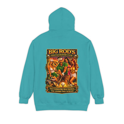 BIG ROD'S Golf & Country Club | HOT Foursome / Swinging Hard and Loud - Hoodie (Dark Colors)