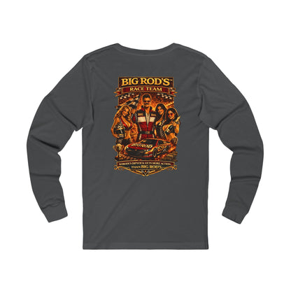 BIG ROD'S Race Team | HOT Pit Crew & Dipstick Getting Action - Long Sleeve (Dark Colors)
