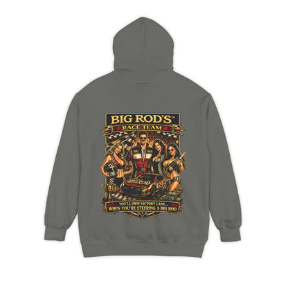 BIG ROD'S Race Team | YOU'LL OWN VICTORY LANE... WHEN YOU'RE STEERING A BIG ROD - Hoodie (Dark Colors)