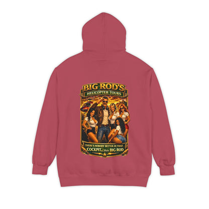 BIG ROD'S Helicopter Tours | HOT Flight Crew & Owning that Cockpit - Hoodie (Dark Colors)