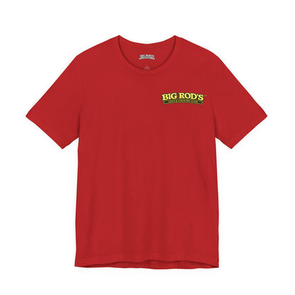 BIG ROD'S Golf & Country Club | YOU WON'T NEED A MULLIGAN... WHEN YOU'RE SWINGING A BIG ROD - T-Shirt (Dark Colors)