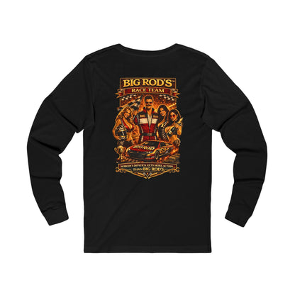BIG ROD'S Race Team | HOT Pit Crew & Dipstick Getting Action - Long Sleeve (Dark Colors)
