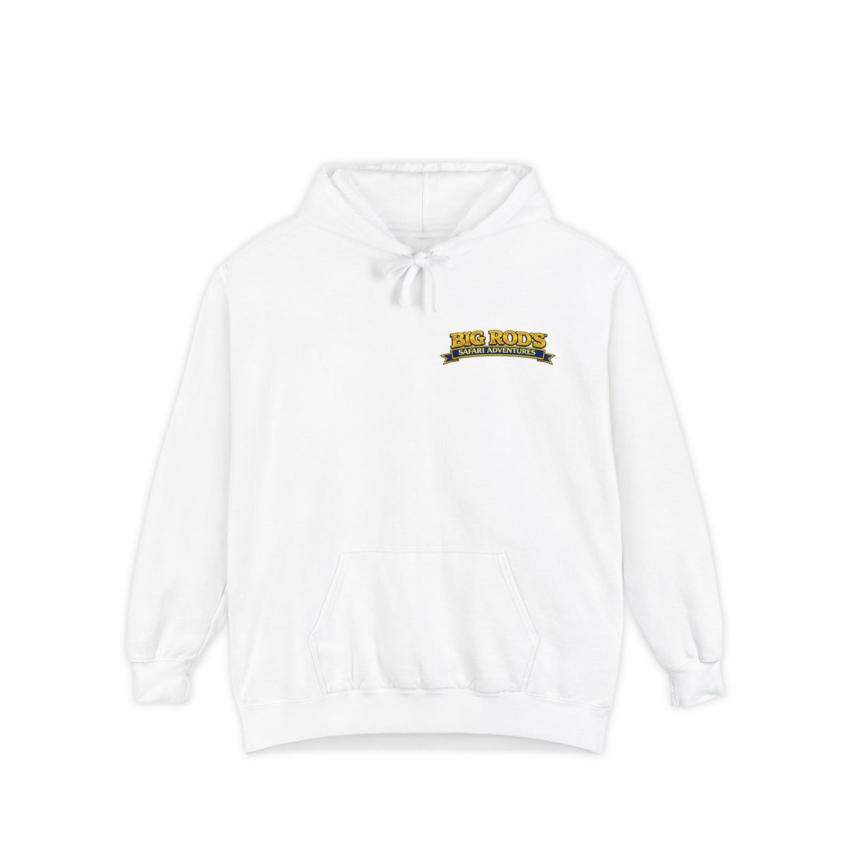 BIG ROD'S Safari Adventures | WHEN YOU'RE LOOKING TO CATCH A COUGAR... IT PAYS TO HAVE A BIG ROD - Hoodie (White)