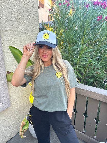 "SMILE MORE,WORRY LESS'' T SHIRT