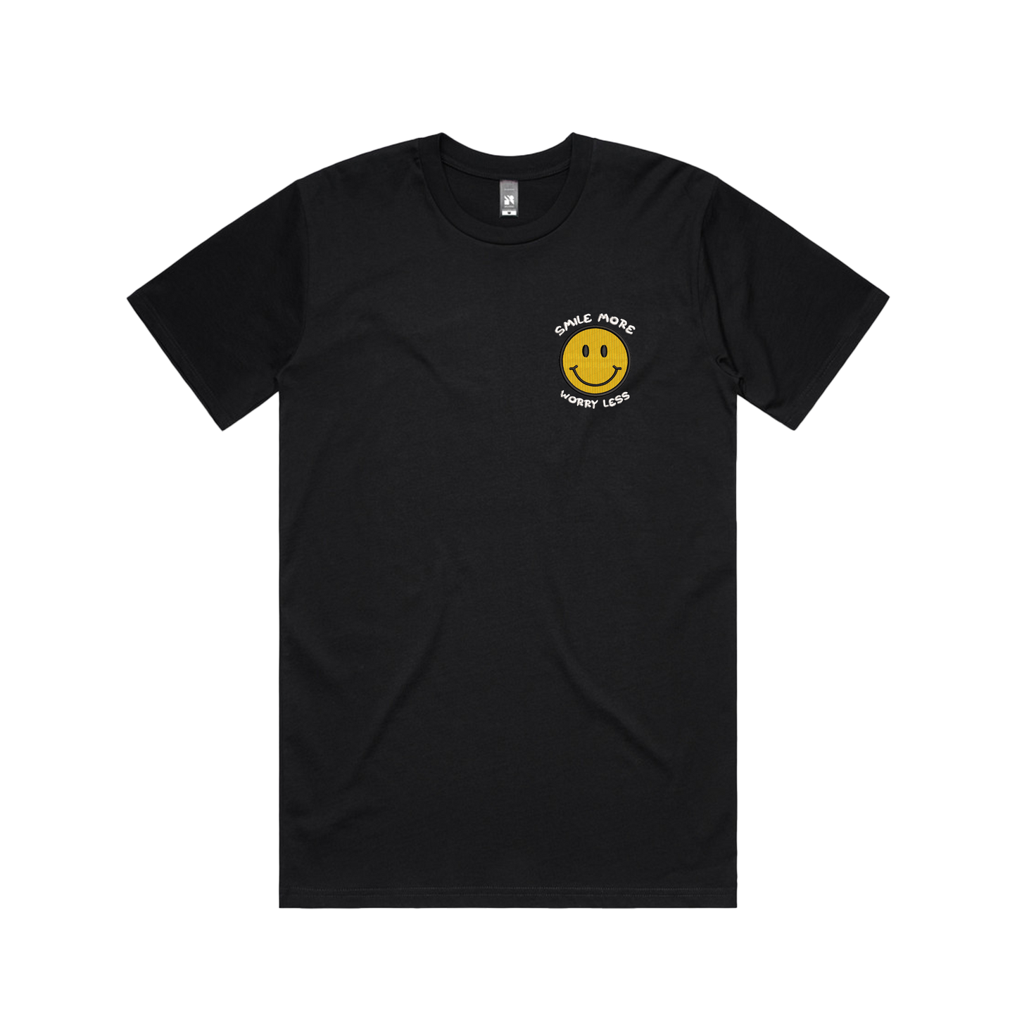 "SMILE MORE,WORRY LESS'' T SHIRT