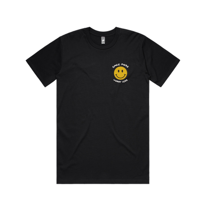 "SMILE MORE,WORRY LESS'' T SHIRT