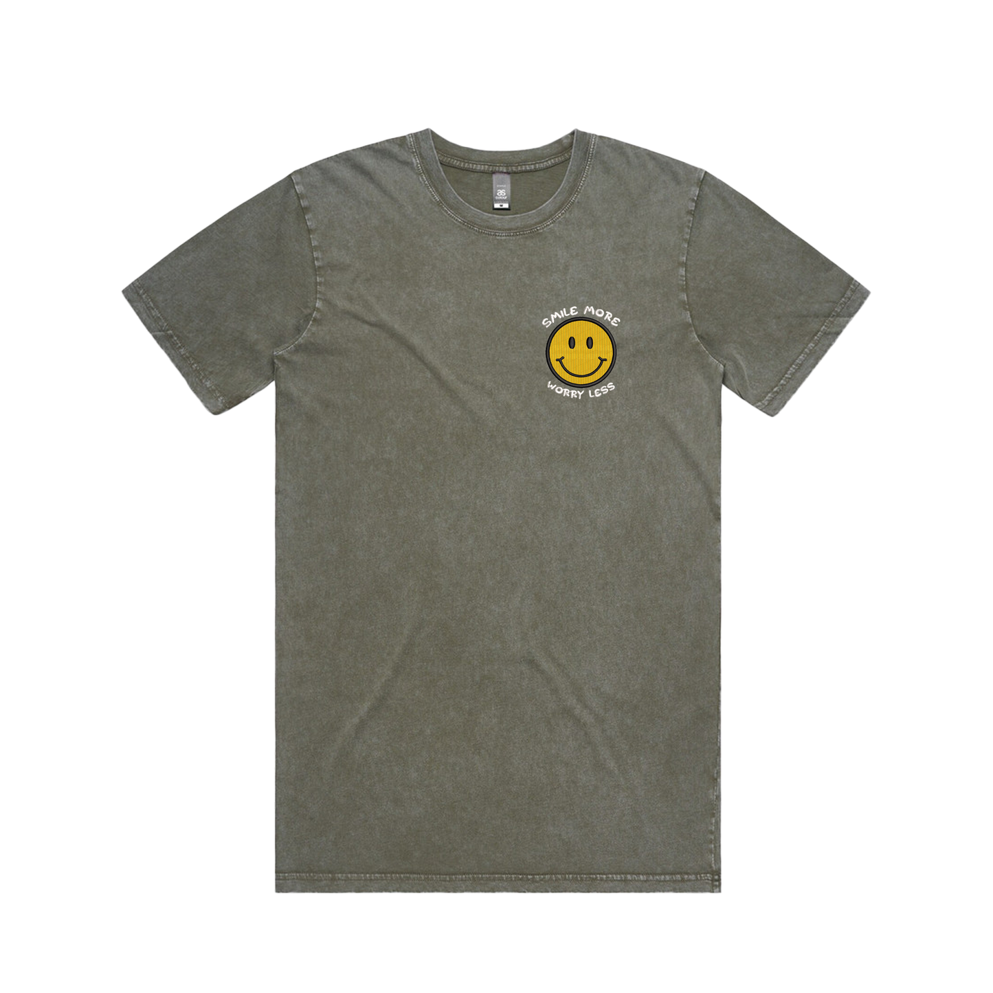 "SMILE MORE,WORRY LESS'' T SHIRT