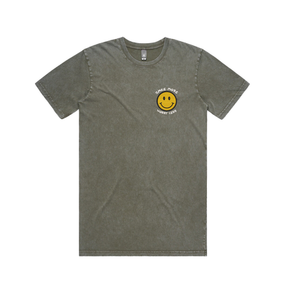 "SMILE MORE,WORRY LESS'' T SHIRT
